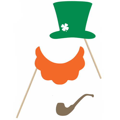Acessórios Divertidos para Foto St. Patrick's Day - 5 unidades