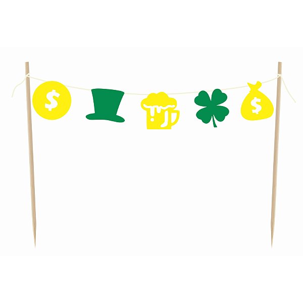 Varalzinho Decorativo St. Patrick's Day - 1 unidade