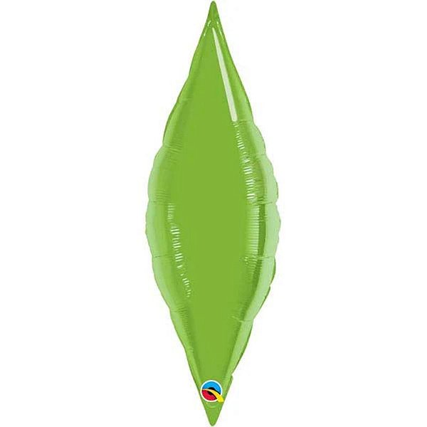 Balão Qualatex 27" - Taper - Verde Lima Metalizado Liso - 1 Un