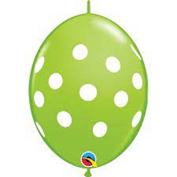 Balão Qualatex 12" - Q-Link Verde Lima - Bolas Grandes - 50 Un