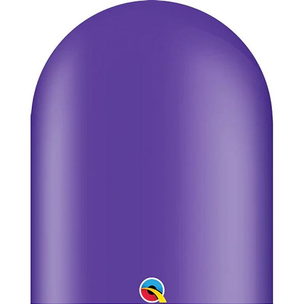 Balão Qualatex 646Q Violeta - Liso Látex - 50 Un