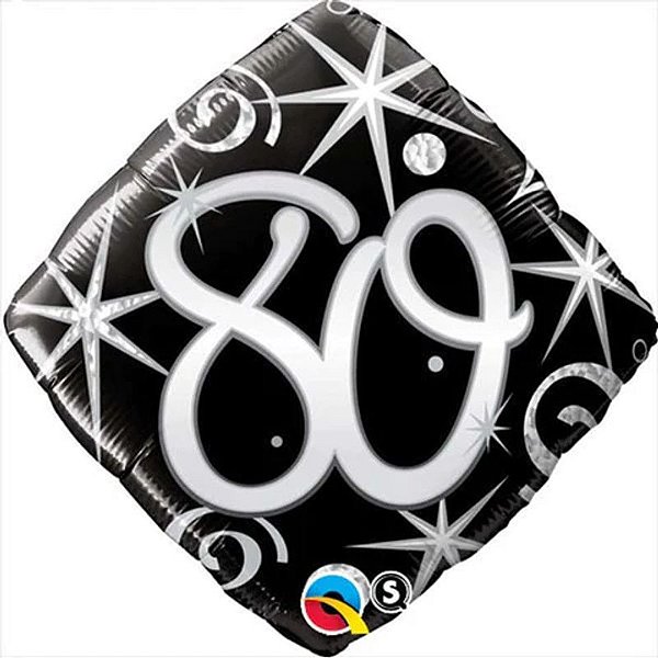 Balão Qualatex 18" - Diamante - 80-Faíscas E Espirais - 1 Un