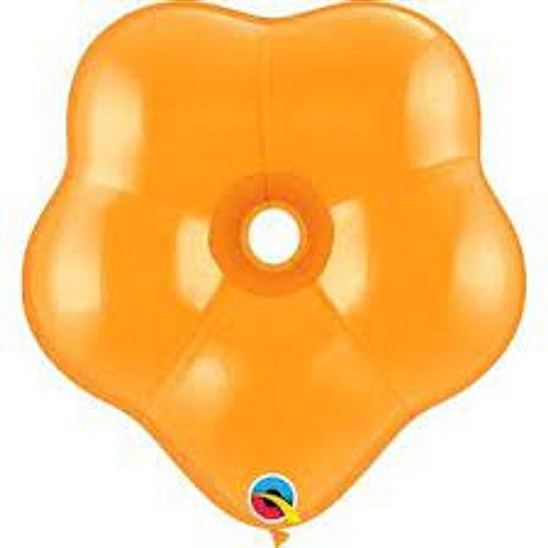 Balão Qualatex 6" - Geo Laranja Mandarim - Liso Látex Blossom - 50 Un