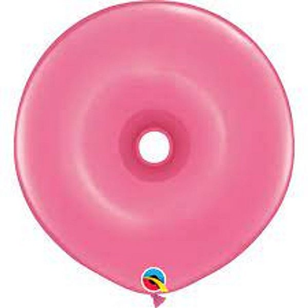Balão Qualatex 16" - Geo Rosa Mex - Liso Látex Donut - 25 Un