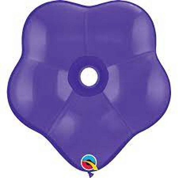 Balão Qualatex 6" - Geo Violeta - Liso Látex Blossom - 50 Un