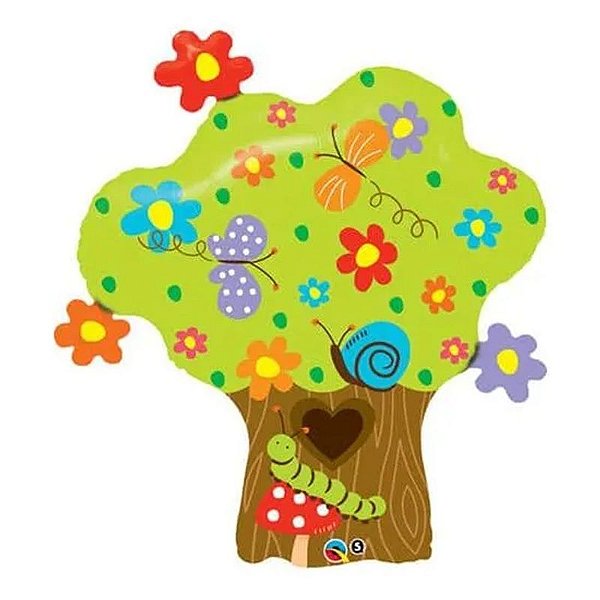 Balão Qualatex 37" - Shape - Árvore Encantada Florida - 1 Un