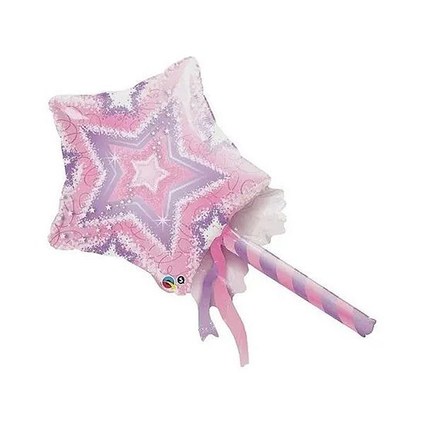 Balão Qualatex 36" - Shape - Varinha Magica - 1 Un