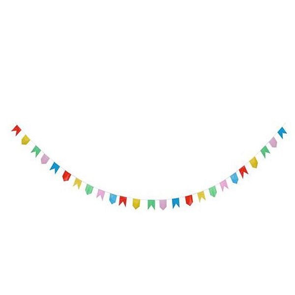 Bandeirinha Plástica Festa Junina Colorida 10 Metros - 1 Un