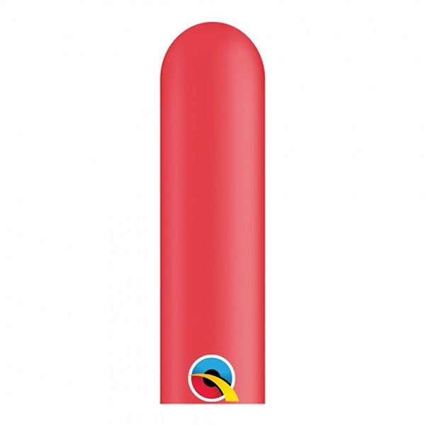 Balão Qualatex 321Q Vermelho - Liso Látex - 100 un