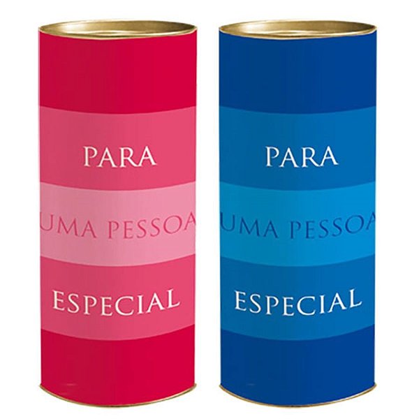 Lata Para Presente GG 29,5x11,5cm Afeto - 6 Un