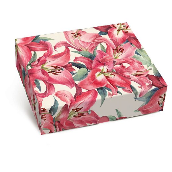 Caixa Retangular Tampa Fundo New Ruby P 17x13,5x4,5cm - 10 Un