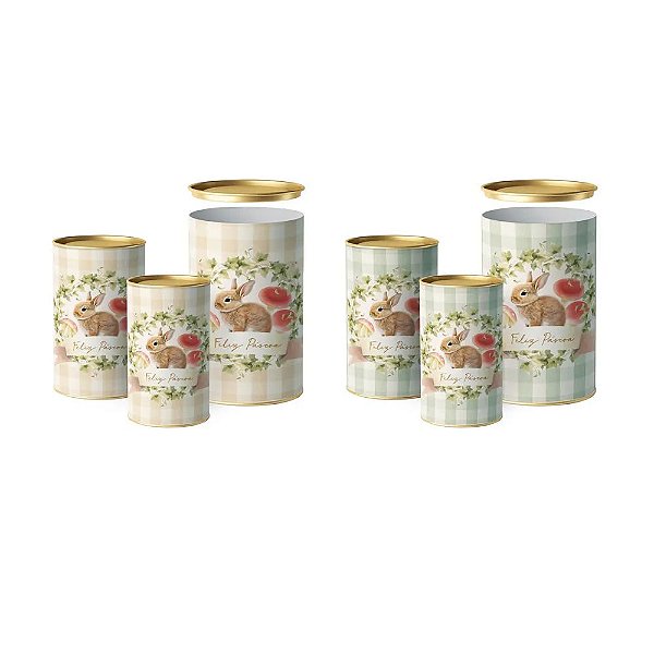 Lata Para Doces Rígida Breeze Composê 10x7cm - 12 Un