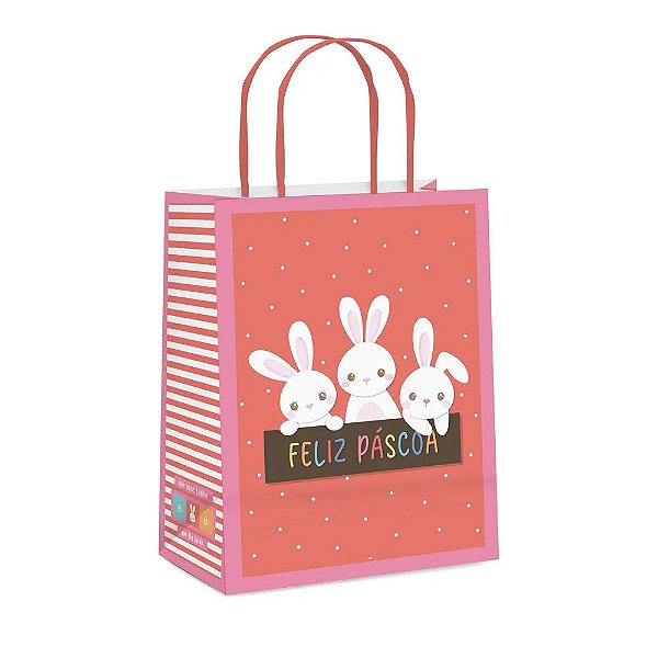 Sacola de Papel Lilica G 32x26,5x13cm - 10 Un