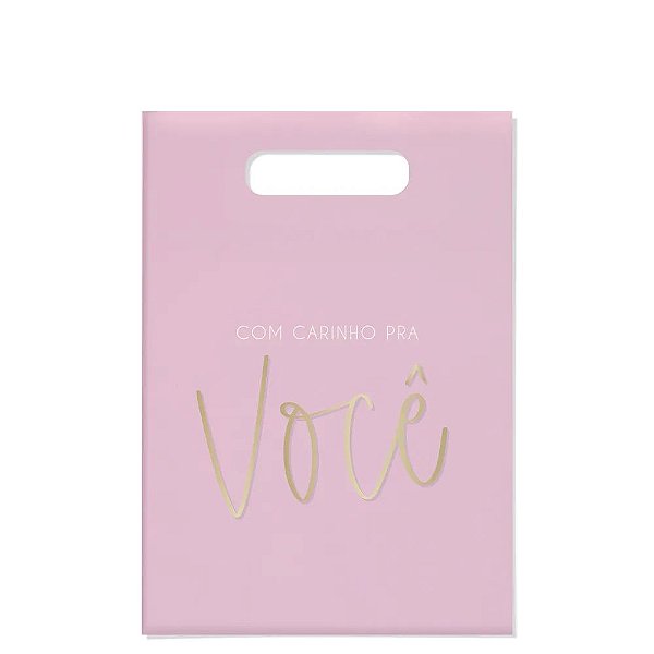 Sacola Flex 22x31cm Candy Rosa - 10 Un