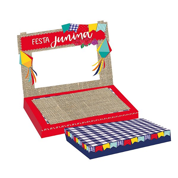 Kit Suporte Para Doces Festa de Arraiá Colorido - 2 Un