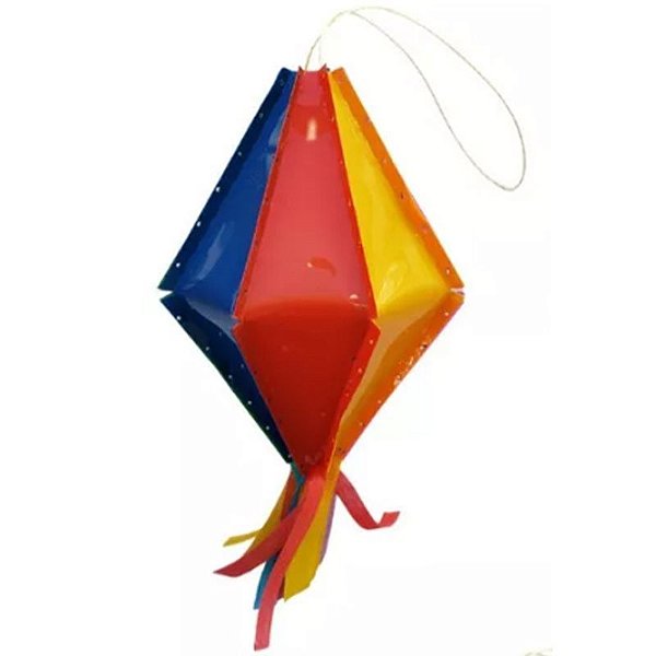 Enfeite Balãozinho em Plástico para Festa Junina 10cm - 1 Un