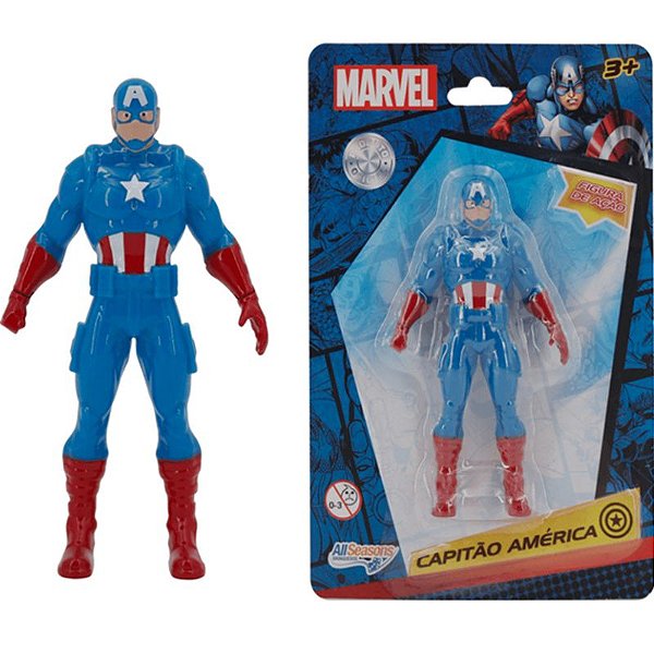 Lembrancinha Infantil - Boneco Vingadores Capitão América - 1 Un