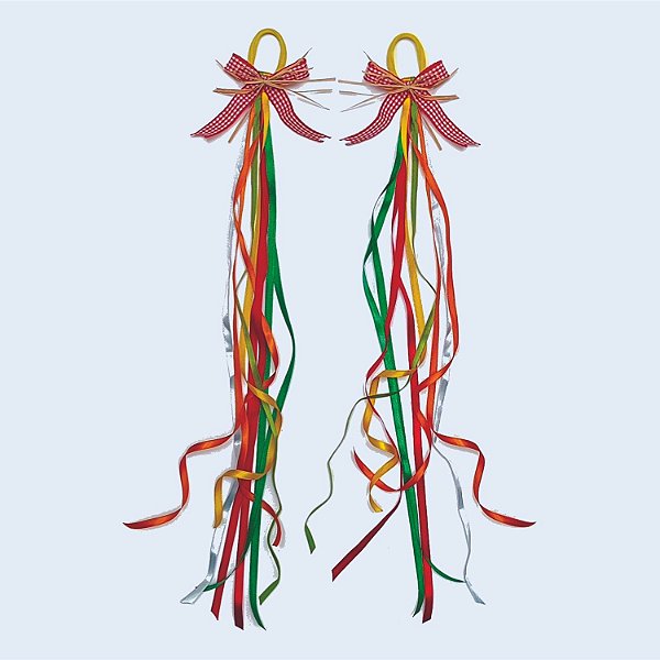 Acessório - Laços de Fita Junino - 2 Un