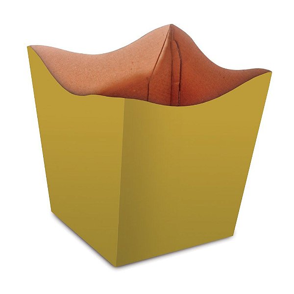Cachepot G Pote 15 Color Dourado - 10 Un