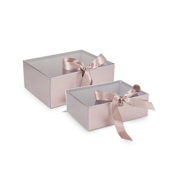 Caixa Flor Munique Rose Gold - ConjUnto com 2 Un