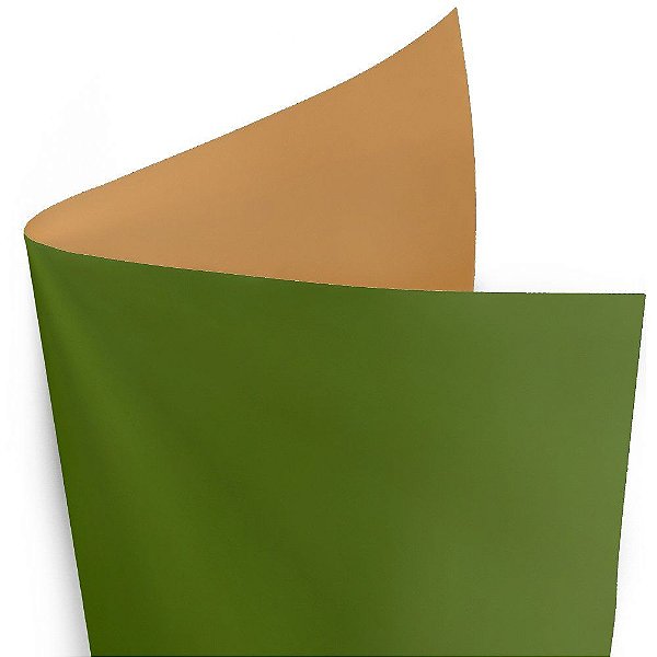 Folha Poli Quadrado Metalizado Verde/Ouro 68x68cm - 25 Un