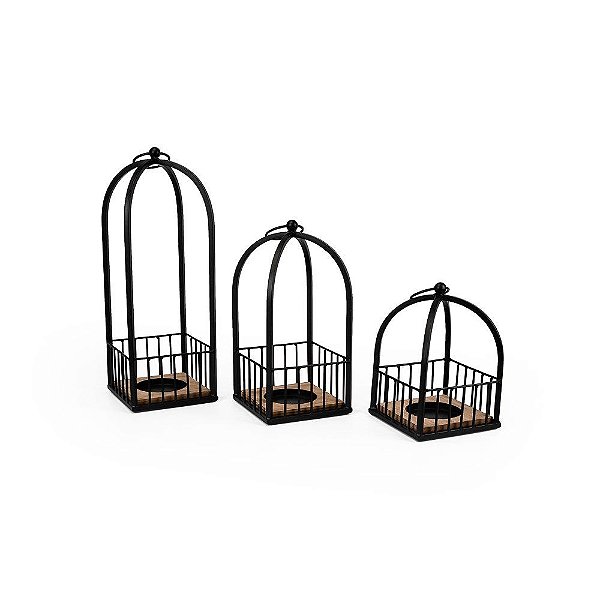 Mini Lanternas Metal New Era - Kit com 3 Un