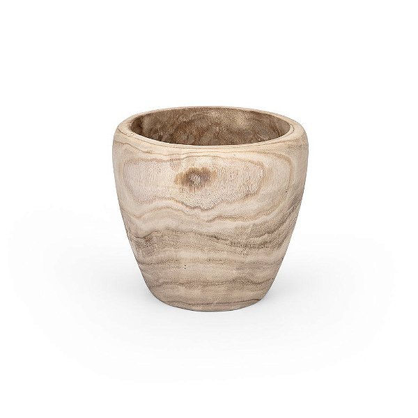 Vaso Alto Madeira Basic M 27x27x25cm - 1 Un
