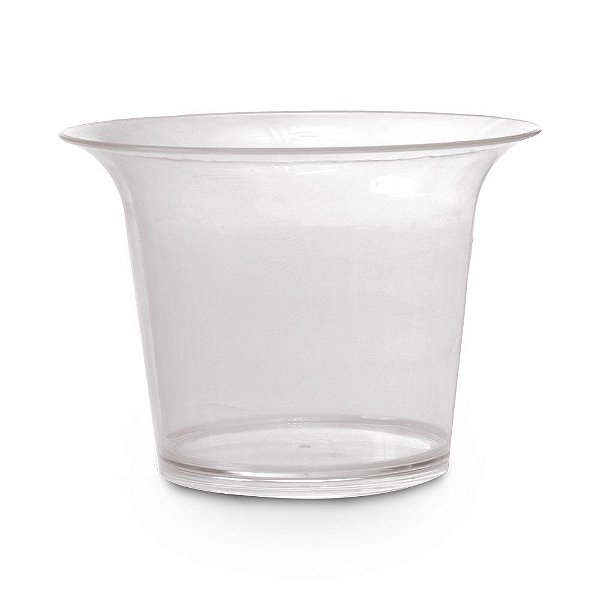 Vaso Cristal Para Crisântemo G 13x18,5x18,5cm Transparente Incolor - 1 Un