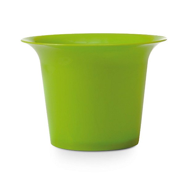Vaso Cristal Para Crisântemo G 13x18,5x18,5cm Verde - 1 Un