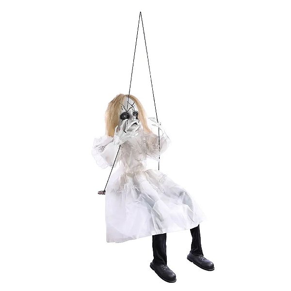 Boneca no Balanço Brenda Com Som, Luz e Movimento 40cm - 1 Un