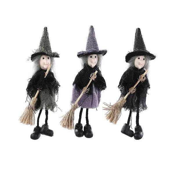 Bruxinhas Isobell, Darlene e Délia 22,5cm - Kit com 3 Un