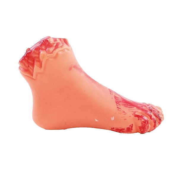 Membros Pé Decapado Manchas de Sangue Halloween - 1 Un