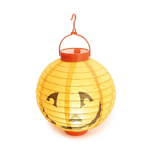 Lanterna Iluminada Abóbora Jack 20cm - 1 Un