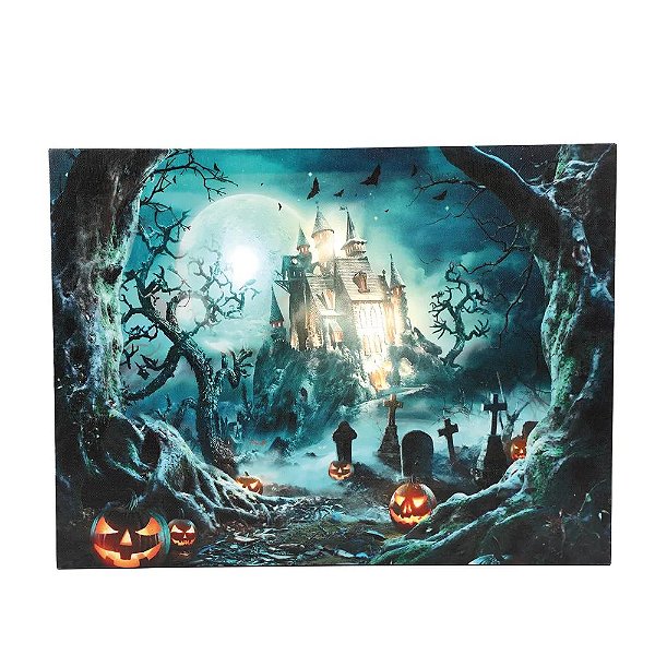 Quadro de Led Floresta da Morte 31x56cm - 1 Un