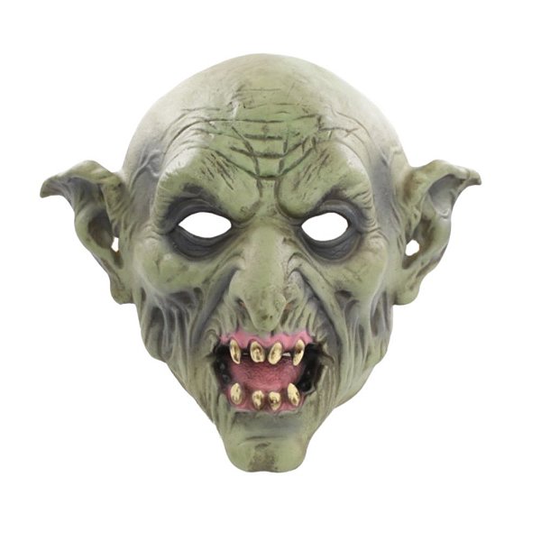 Máscara Duende Sombrio Verde Halloween - 1 Un