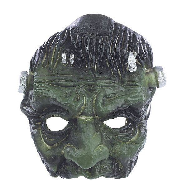 Máscara Frank Crânio Verde Halloween - 1 Un
