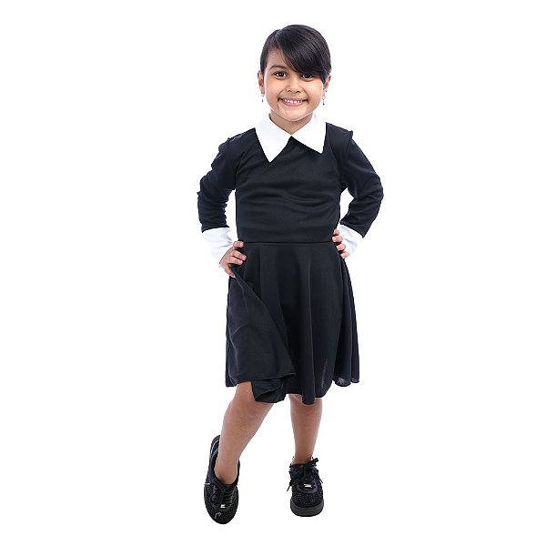 Fantasia Halloween Infantil - Vestido Jenna 3 a 4 Anos - 1 Un