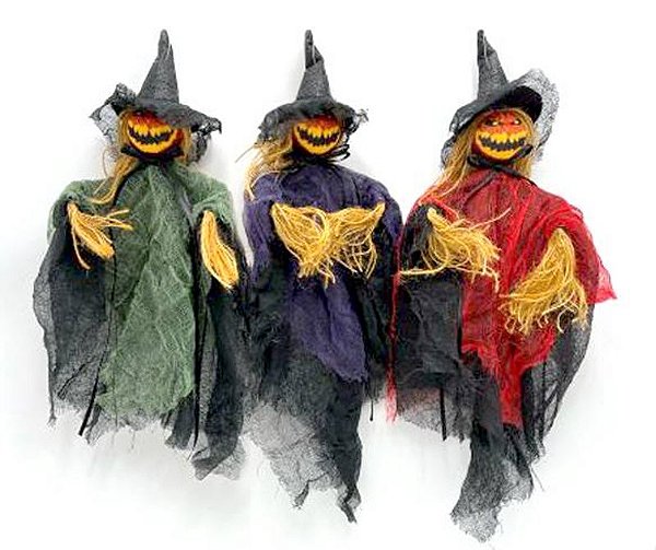 Enfeite Bruxinha Halloween Sortido - 1 Un