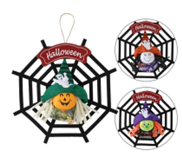 Enfeite Teia Halloween Sortido 25cm - 1 Un