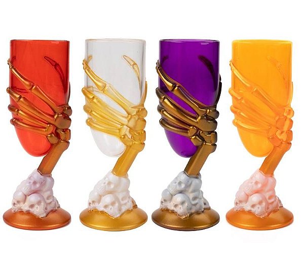 Taça com Mão Halloween Sortido 180ml - 1 Un