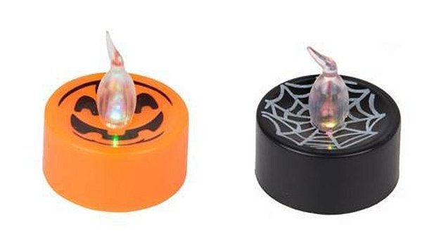 Vela de Led Happy Halloween Diversos 4cm - 1 Un