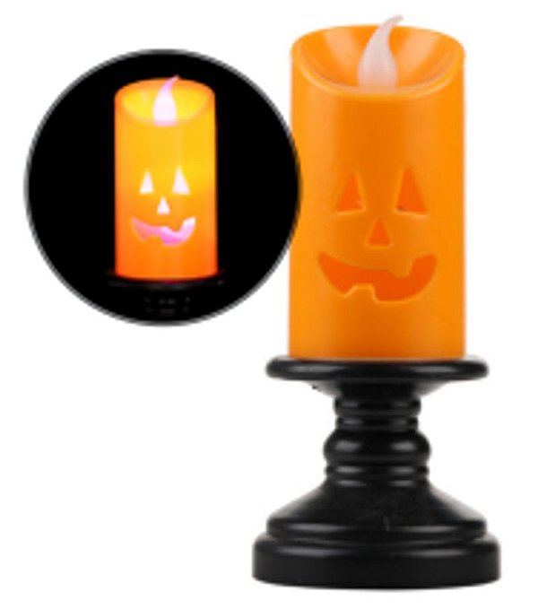Vela de Led Happy Halloween Sortido 13cm - 1 Un