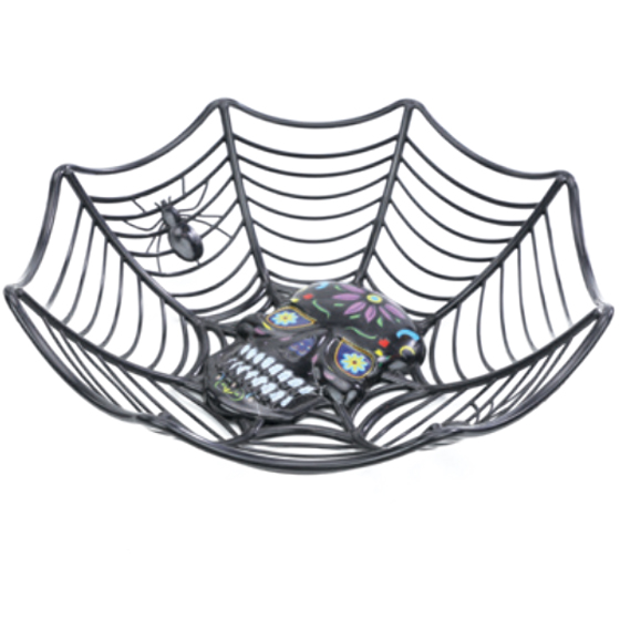 Cesta Halloween Caveira Mexicana Preta - 1 Un