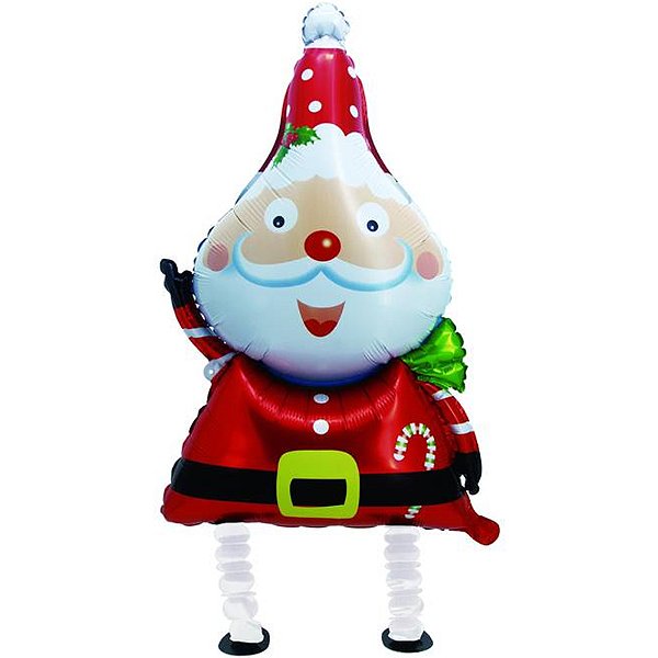 Balão Metalizado Natal 22" Papai Noel - 1 Un