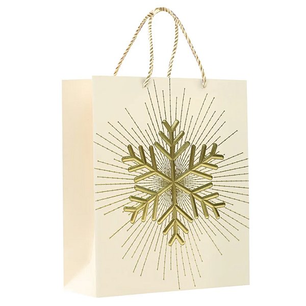 Sacola Premium Especial Shiny Snow P 23x18x10cm - 10 Un