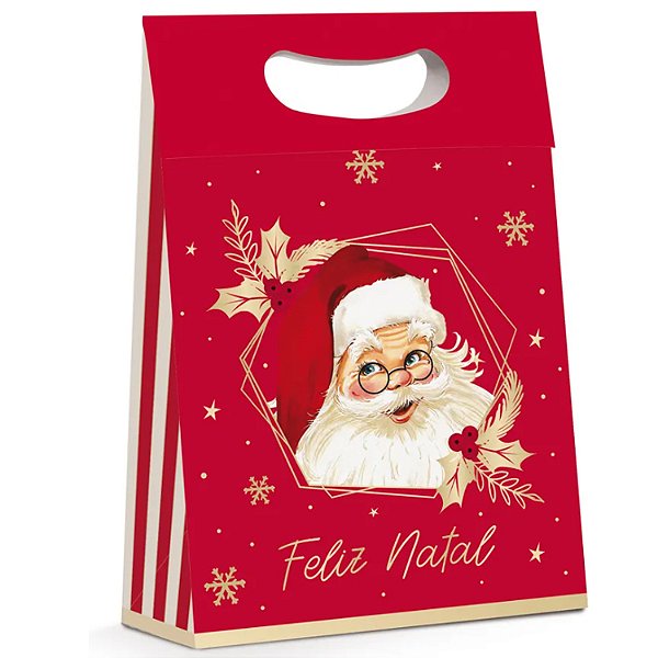 Caixa Plus Noel M 22x9x32cm Natalino - 10 Un