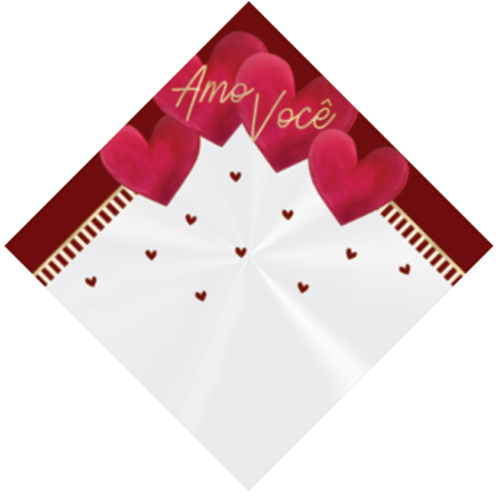 Express Para Ovo Estampado 37,5x37,5cm Todo Amor - 25 Un