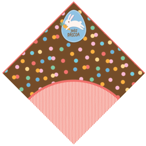 Express Para Ovo Estampado 24x24cm Jump Coral - 25 Un