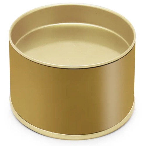 Lata Para Bem Casado Ouro 4x6cm - 48 Un