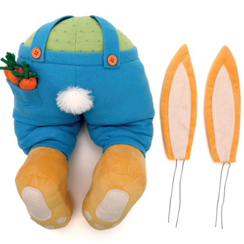 Kit Coelho com Patas e Orelhas Claro - 3 Peças